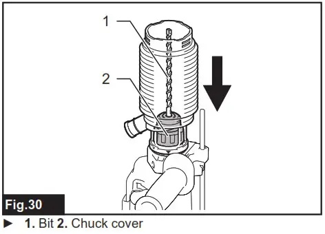 makita GRH07 Cordless Combination Hammer Combined Rotary Hammer Wireless - ASSEMBLY 18