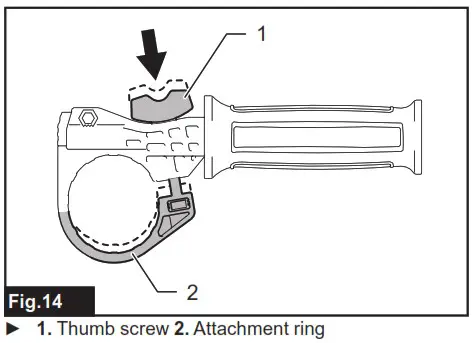makita GRH07 Cordless Combination Hammer Combined Rotary Hammer Wireless - ASSEMBLY 2