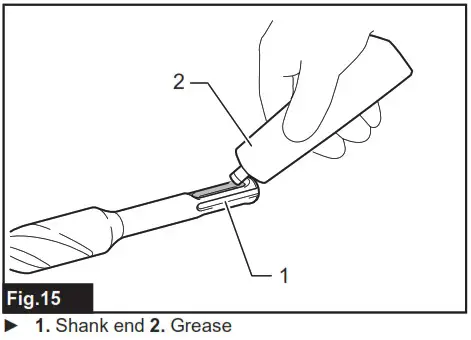 makita GRH07 Cordless Combination Hammer Combined Rotary Hammer Wireless - ASSEMBLY 3