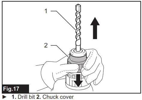 makita GRH07 Cordless Combination Hammer Combined Rotary Hammer Wireless - ASSEMBLY 5