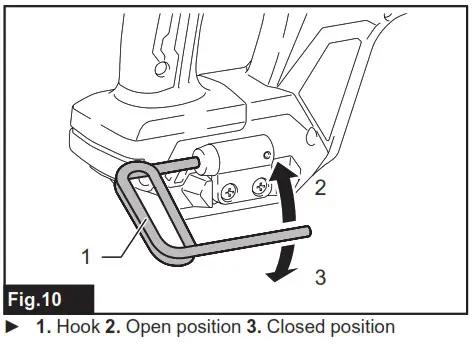makita GRH07 Cordless Combination Hammer Combined Rotary Hammer Wireless - Hammering only 3