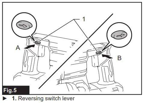 makita GRH07 Cordless Combination Hammer Combined Rotary Hammer Wireless - Lighting up the front lamp 3