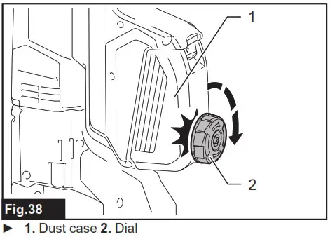 makita GRH07 Cordless Combination Hammer Combined Rotary Hammer Wireless - OPERATION 4