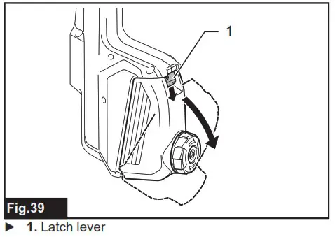 makita GRH07 Cordless Combination Hammer Combined Rotary Hammer Wireless - OPERATION 5