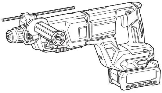 makita GRH07 Cordless Combination Hammer Combined Rotary Hammer Wireless - cover