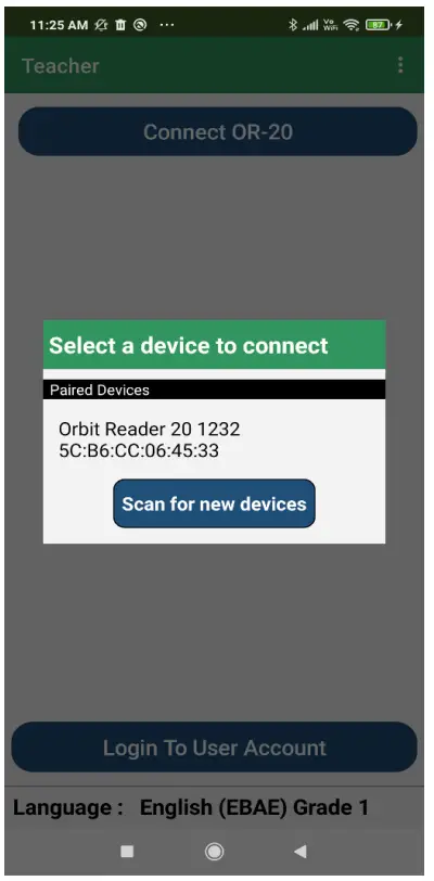 ORBIT Teacher Remote App fig 2