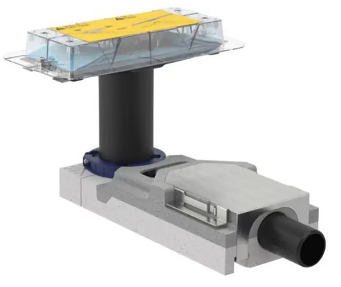 GEBERIT CH-8645 Cleanline Shower Shelf Set-PRO