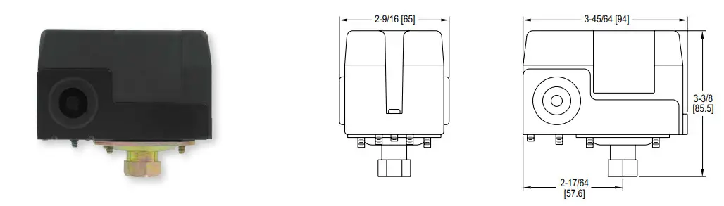 Dwyer CXA Series Water Pump Pressure Switch