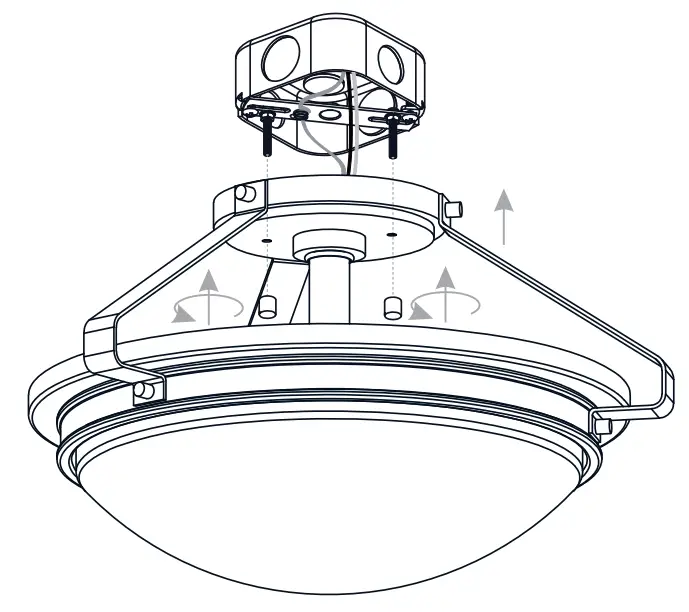 QUOIZEL QSF5581WS Lamps and Lighting Semi Flush Mount - Crossbar