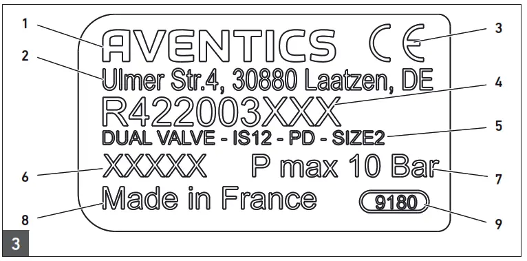 AVENTICS IS12-PD-ISO 5599-1 Dual Valve Size 2 - fig3