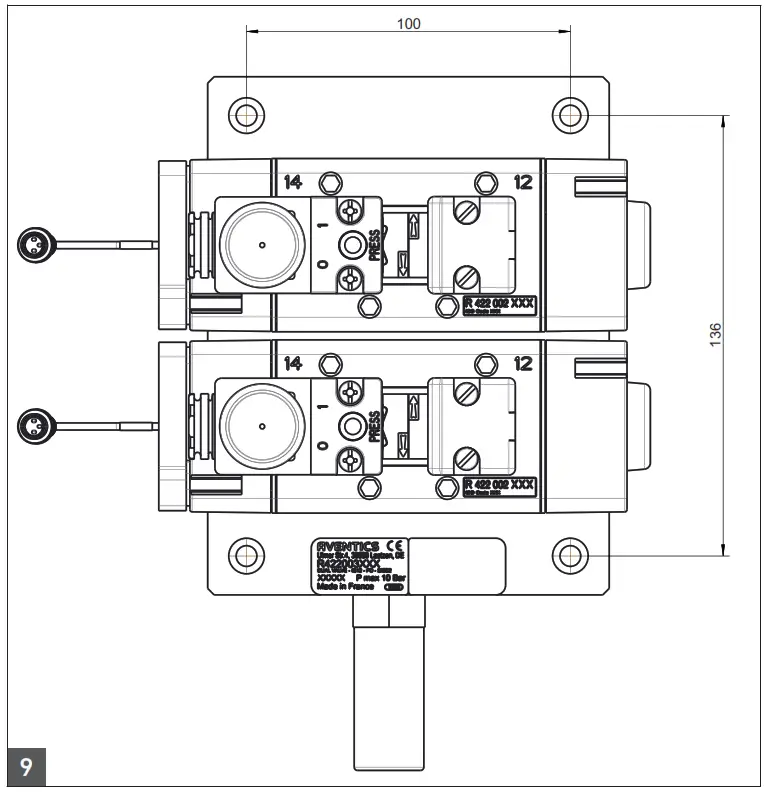 AVENTICS IS12-PD-ISO 5599-1 Dual Valve Size 2 - fig9