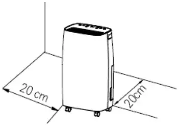 TRISTAR DH-5419 Dehumidifier 45 m² 205 W 0.416 l hour White - 2