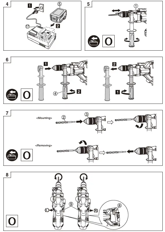 HiKOKI D 3613DA, DV 3620DA Cordless Drills 2