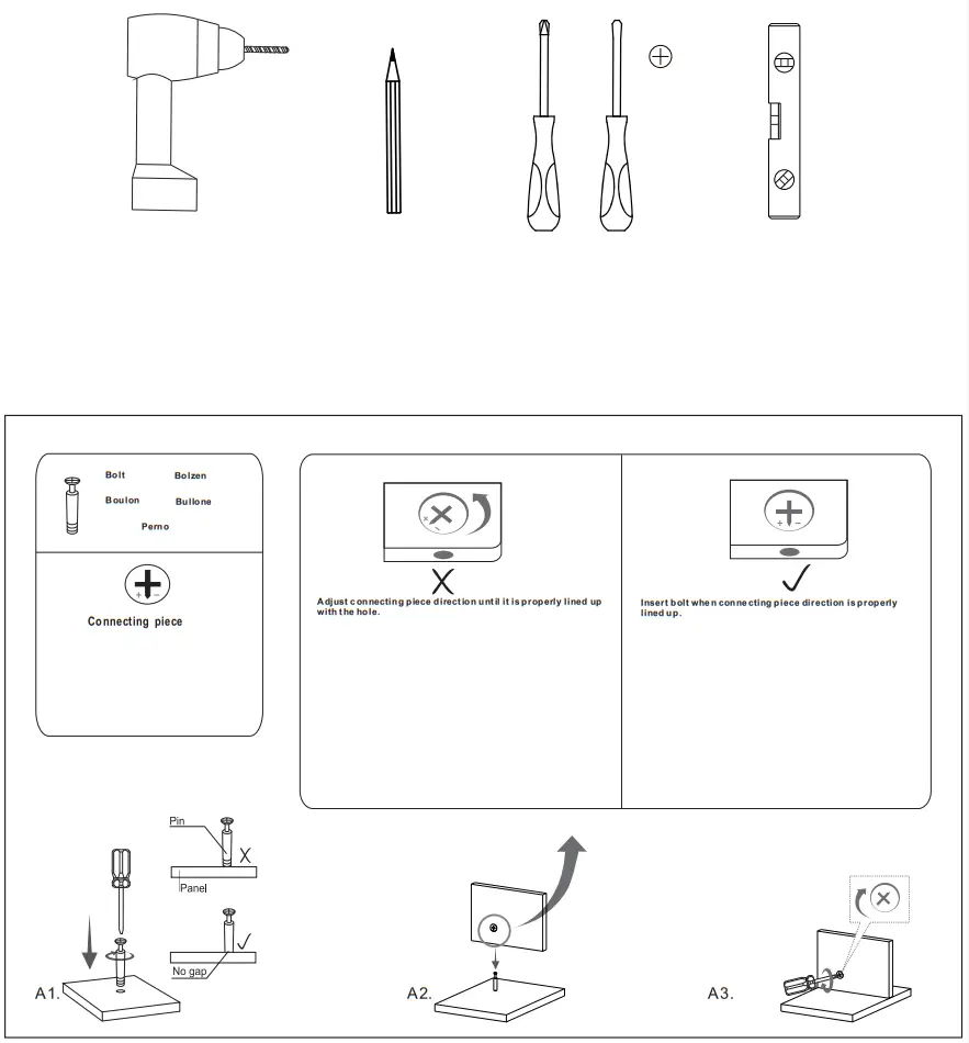 VASAGLE LTV43 Storage Television Cabinet - 6