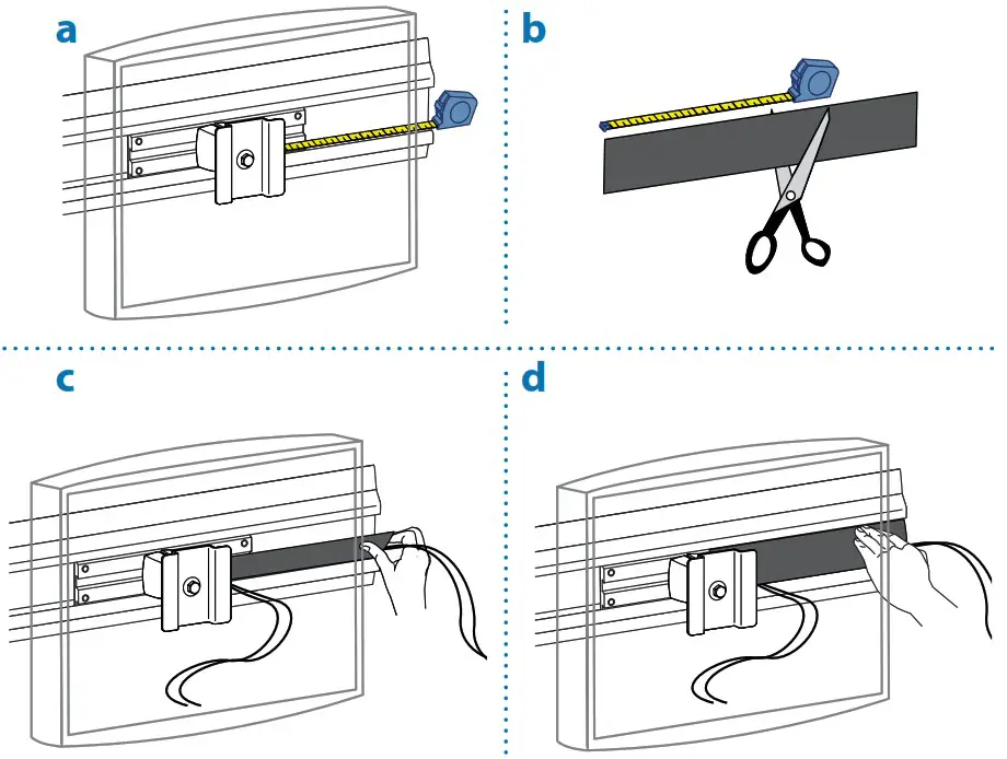 ergotron Neo Flex Dual Display Wall Mount - Attach Cable Management