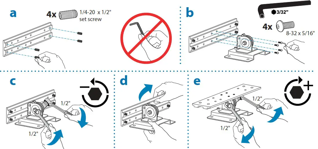 ergotron Neo Flex Dual Display Wall Mount - Attach Pivots to Brackets