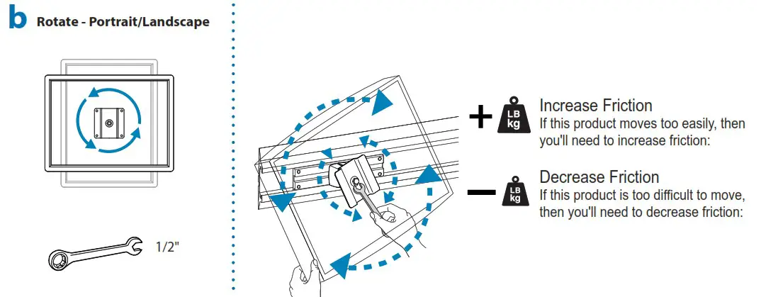 ergotron Neo Flex Dual Display Wall Mount - Range of Motion 2