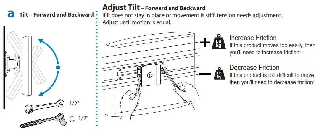 ergotron Neo Flex Dual Display Wall Mount - Range of Motion