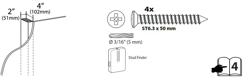 ergotron Neo Flex Dual Display Wall Mount - Wall Mounting Options 2