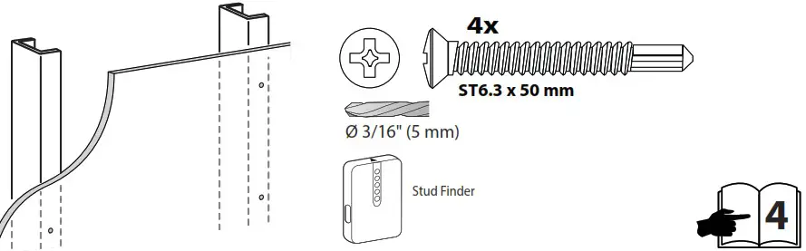 ergotron Neo Flex Dual Display Wall Mount - Wall Mounting Options 3