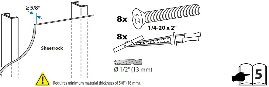 ergotron Neo Flex Dual Display Wall Mount - Wall Mounting Options 4