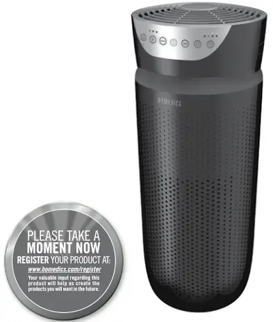Homedics AP-T40 TotalClean Air Purifier
