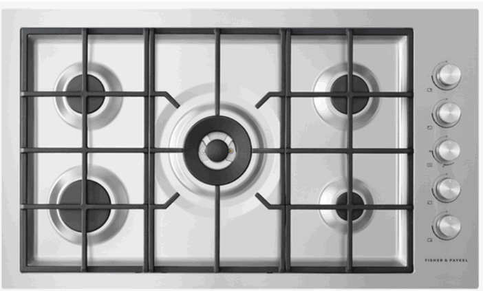 FISHER PAYKEL CG905DWNGFCX3 Gas on Steel Hob