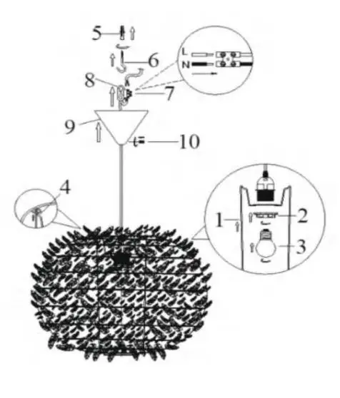 LUCIDE-71367-Goosy-Soft-Ceiling-Light-FIG-2