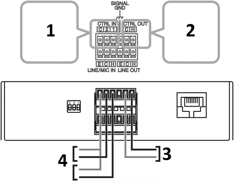 TOA IP-A1PC580R - CONNECTIONS 4