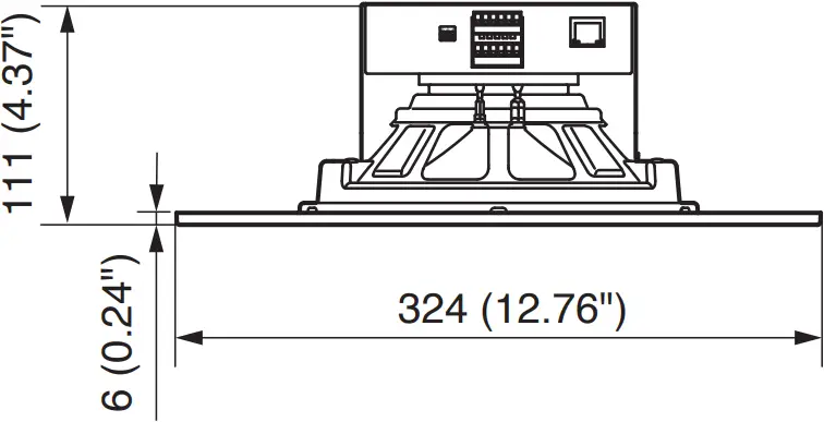 TOA IP-A1PC580R - DIMENSION 5