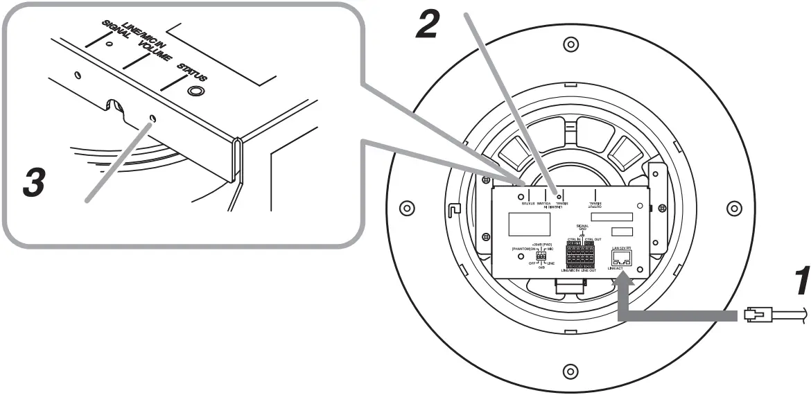 TOA IP-A1PC580R - INITIALIZATION OF SETTINGS