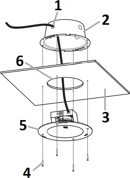 TOA IP-A1PC580R - INSTALLATION 1
