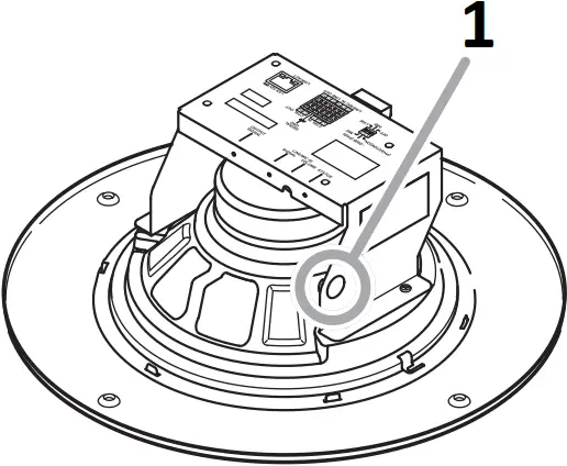 TOA IP-A1PC580R - Safety wire attachment 1