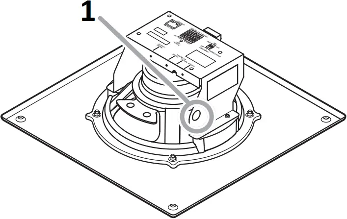 TOA IP-A1PC580R - Safety wire attachment 2