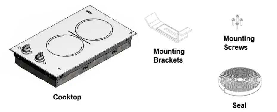 SUMMIT CR2110B Ceramic Glass Electric Cooktop - Figure 1