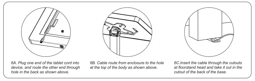 CTA-PAD-CHKSB-Thin-Premium-Floor-Stand-with-Small-Paragon-Security-Enclosure-Instruction-FIG-4