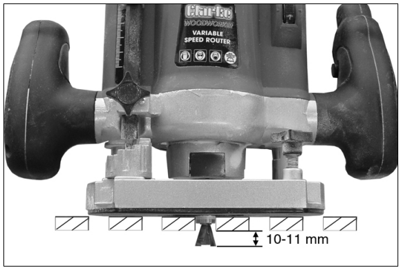 Clarke CDTJ24 Dovetail Jig - CUTTER DEPTH
