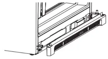 Whirlpool W11507956A 20.5 Cu. Ft. Top Freezer Refrigerator Owner's Manual - Remove the base grille from the bottom