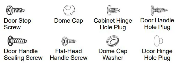 Whirlpool W11507956A 20.5 Cu. Ft. Top Freezer Refrigerator Owner's Manual - Reverse Doors and Hinges