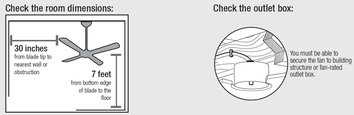 Hunter Alexander 44 Inch Indoor Flush Mount Ceiling Fan 3