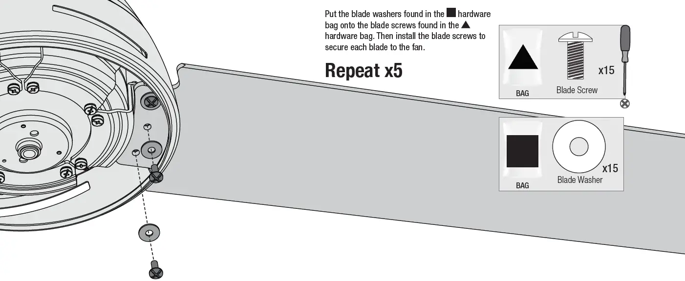 Hunter Alexander 44 Inch Indoor Flush Mount Ceiling Fan 9