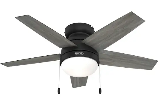 Hunter Alexander 44 Inch Indoor Flush Mount Ceiling Fan