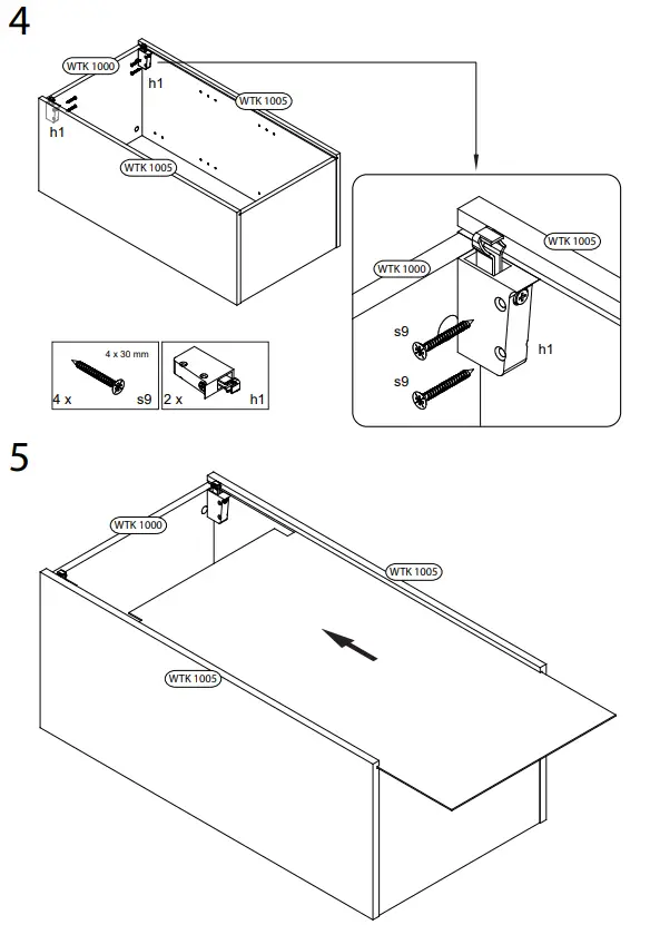 WASHTOWER WSHS45-87 Wall Cabinet - fig 6