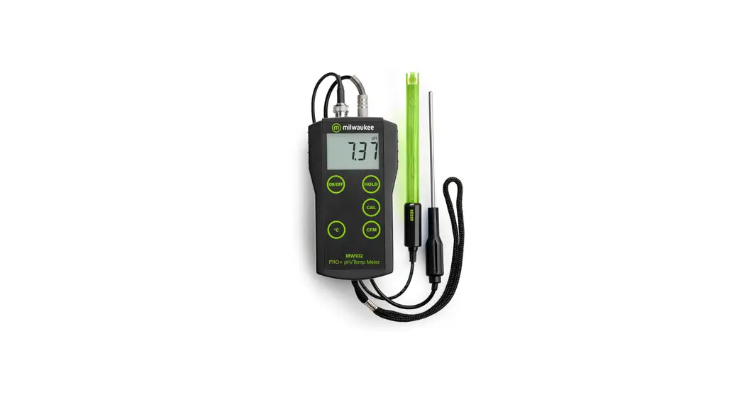 Milwaukee Mw102 Pro Portable 2-in-1 Ph-temperature Meter User Manual