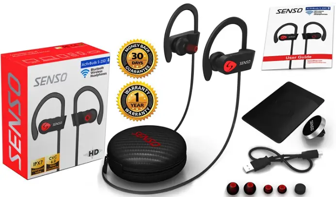 Senso-S250-HD-Stereo-Sweat-proof-Earphones-fig-1