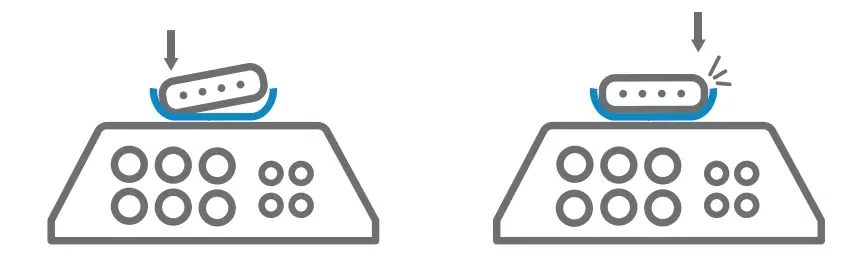 Adding and removing the RockAIR from the clip