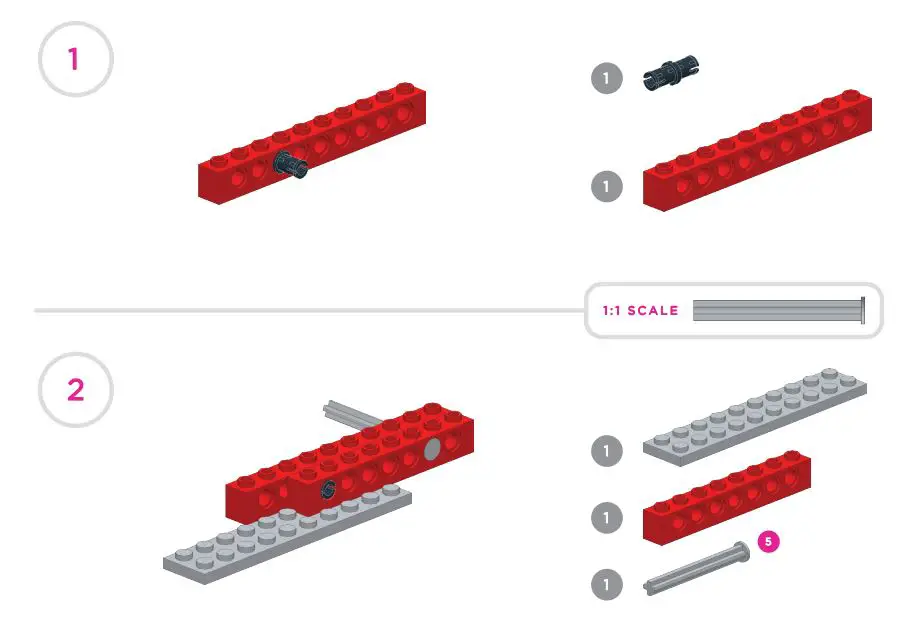 Tenka XV-B4 Gears Go Garage Kit Instruction Manual - Fig 1