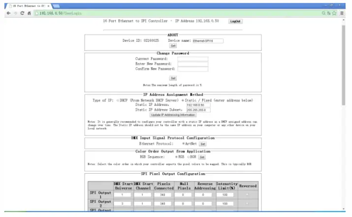 SuperLightingLED 204 Ethernet-SPI-DMX Pixel Light Controller - Fig 5