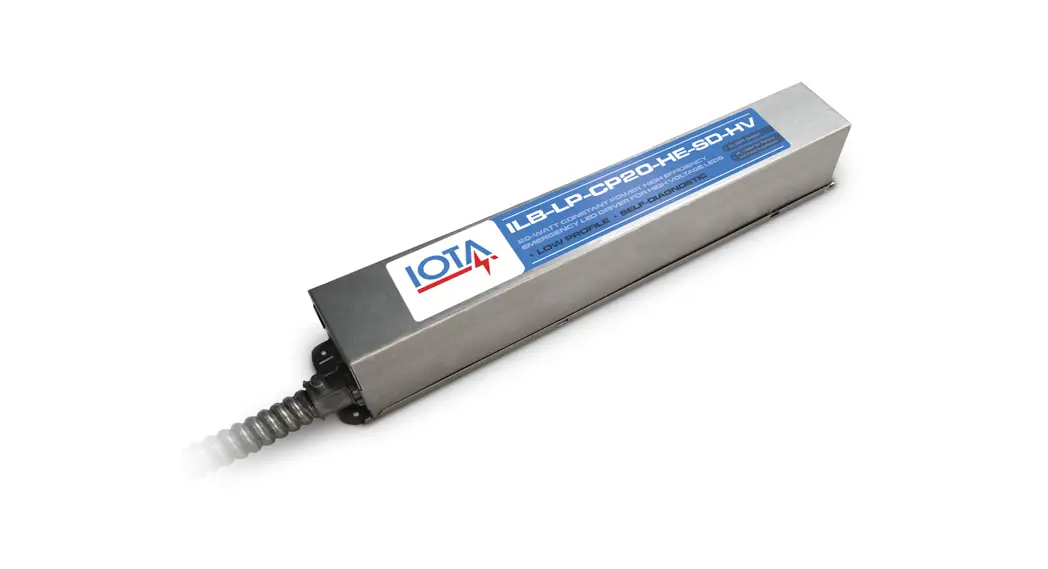 Iota Ilblp Cp20 He Sd Hv Emergency Led Driver Instruction Manual