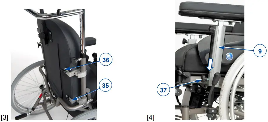 VERMEIREN Inovys II Passive Wheelchair - Assembly 3